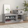 Mueble zapatero madera contrachapada gris Sonoma 100x42x60 cm en Zapateros y organizadores de calzado | Comprar online en Foru.e