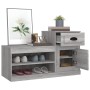 Mueble zapatero madera contrachapada gris Sonoma 100x42x60 cm en Zapateros y organizadores de calzado | Comprar online en Foru.e