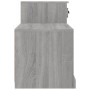 Mueble zapatero madera contrachapada gris Sonoma 100x42x60 cm en Zapateros y organizadores de calzado | Comprar online en Foru.e