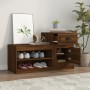 Mueble zapatero madera contrachapada roble marrón 100x42x60 cm en Zapateros y organizadores de calzado | Comprar online en Foru.