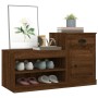 Mueble zapatero madera contrachapada roble marrón 100x42x60 cm en Zapateros y organizadores de calzado | Comprar online en Foru.