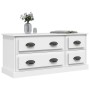 Mueble para TV madera contrachapada blanco 100x35,5x45 cm en Muebles TV | Comprar online en Foru.es