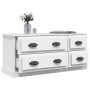 Mueble para TV madera contrachapada blanco 100x35,5x45 cm en Muebles TV | Comprar online en Foru.es
