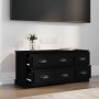 Mueble para TV madera contrachapada negro 100x35,5x45 cm en Muebles TV | Comprar online en Foru.es