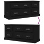 Mueble para TV madera contrachapada negro 100x35,5x45 cm en Muebles TV | Comprar online en Foru.es