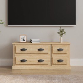 Mueble para TV madera contrachapada roble Sonoma 100x35,5x45 cm en Muebles TV | Comprar online en Foru.es