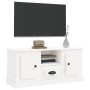 Mueble para TV madera contrachapada blanco 100x35,5x45 cm en Muebles TV | Comprar online en Foru.es