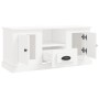 Mueble para TV madera contrachapada blanco 100x35,5x45 cm en Muebles TV | Comprar online en Foru.es
