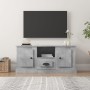 Mueble de TV madera contrachapada gris hormigón 100x35,5x45 cm en Muebles TV | Comprar online en Foru.es