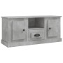 Mueble de TV madera contrachapada gris hormigón 100x35,5x45 cm en Muebles TV | Comprar online en Foru.es