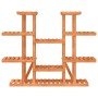 Soporte para flores de madera maciza abeto 110x25x110,5 cm de vidaXL, Soportes para macetas - Ref: Foro24-362858, Precio: 62,...