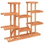 Soporte para flores de madera maciza abeto 110x25x110,5 cm de vidaXL, Soportes para macetas - Ref: Foro24-362858, Precio: 62,...