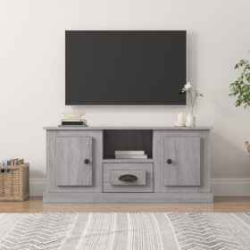 Mueble para TV madera contrachapada gris Sonoma 100x35,5x45 cm en Muebles TV | Comprar online en Foru.es