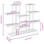 Soporte para flores de madera maciza abeto 110x25x110,5 cm de vidaXL, Soportes para macetas - Ref: Foro24-362858, Precio: 62,...