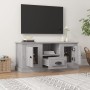 Mueble para TV madera contrachapada gris Sonoma 100x35,5x45 cm en Muebles TV | Comprar online en Foru.es