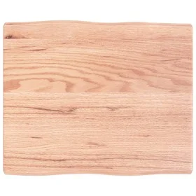 Tablero mesa madera tratada borde natural marrón 60x50x(2-4) cm de vidaXL, Tableros para mesas - Ref: Foro24-363933, Precio: ...