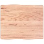 Tablero mesa madera tratada borde natural marrón 60x50x(2-4) cm de vidaXL, Tableros para mesas - Ref: Foro24-363933, Precio: ...