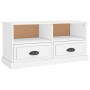 Mueble para TV madera contrachapada blanco 93x35,5x45 cm en Muebles TV | Comprar online en Foru.es