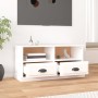 Mueble para TV madera contrachapada blanco 93x35,5x45 cm en Muebles TV | Comprar online en Foru.es