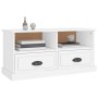 Mueble para TV madera contrachapada blanco 93x35,5x45 cm en Muebles TV | Comprar online en Foru.es