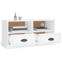 Mueble para TV madera contrachapada blanco 93x35,5x45 cm en Muebles TV | Comprar online en Foru.es