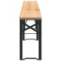 Mesa y bancos plegables de bar 3 piezas madera maciza de abeto de vidaXL, Conjuntos de jardín - Ref: Foro24-363113, Precio: 2...