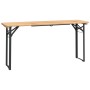 Mesa y bancos plegables de bar 3 piezas madera maciza de abeto de vidaXL, Conjuntos de jardín - Ref: Foro24-363113, Precio: 2...