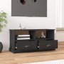Mueble para TV madera contrachapada negro 93x35,5x45 cm en Muebles TV | Comprar online en Foru.es