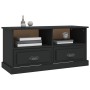 Mueble para TV madera contrachapada negro 93x35,5x45 cm en Muebles TV | Comprar online en Foru.es