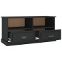 Mueble para TV madera contrachapada negro 93x35,5x45 cm en Muebles TV | Comprar online en Foru.es