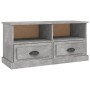 Mueble de TV madera contrachapada gris hormigón 93x35,5x45 cm en Muebles TV | Comprar online en Foru.es