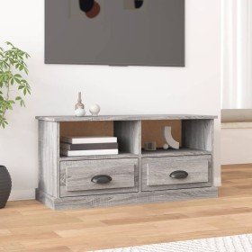 Mueble para TV madera contrachapada gris Sonoma 93x35,5x45 cm en Muebles TV | Comprar online en Foru.es