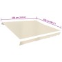 Toldo de lona blanco crema 350x250 cm en Toldos | Comprar online en Foru.es