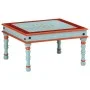 Mesa de centro madera maciza de mango azul pintada a mano de vidaXL, Mesas de centro - Ref: Foro24-353763, Precio: 64,60 €, D...