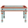 Mesa de centro madera maciza de mango azul pintada a mano de vidaXL, Mesas de centro - Ref: Foro24-353763, Precio: 64,60 €, D...