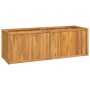 Arriate de madera maciza de teca 150x50x50 cm de vidaXL, Maceteros y jardineras - Ref: Foro24-362663, Precio: 205,03 €, Descu...