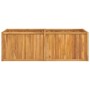Arriate de madera maciza de teca 150x50x50 cm de vidaXL, Maceteros y jardineras - Ref: Foro24-362663, Precio: 205,03 €, Descu...