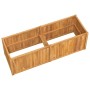 Arriate de madera maciza de teca 150x50x50 cm de vidaXL, Maceteros y jardineras - Ref: Foro24-362663, Precio: 205,03 €, Descu...