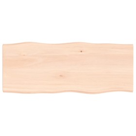 Tablero de mesa madera maciza roble borde natural 100x40x2 cm de vidaXL, Tableros para mesas - Ref: Foro24-363881, Precio: 45...