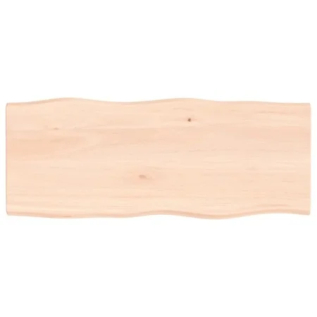 Tablero de mesa madera maciza roble borde natural 100x40x2 cm de vidaXL, Tableros para mesas - Ref: Foro24-363881, Precio: 44...