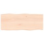 Tablero de mesa madera maciza roble borde natural 100x40x2 cm de vidaXL, Tableros para mesas - Ref: Foro24-363881, Precio: 45...