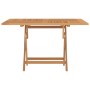 Mesa de jardín plegable madera maciza de teca 110x110x75 cm de vidaXL, Mesas de jardín - Ref: Foro24-362616, Precio: 143,65 €...