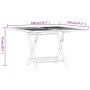 Mesa de jardín plegable madera maciza de teca 110x110x75 cm de vidaXL, Mesas de jardín - Ref: Foro24-362616, Precio: 143,65 €...