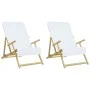 Toallas de playa 2 uds tela blanco 400 g/m² 60x135 cm de vidaXL, Toallas de playa - Ref: Foro24-362669, Precio: 20,93 €, Desc...