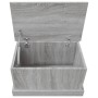 Baúl almacenaje madera contrachapada gris sonoma 50x30x28 cm en Baúles de almacenamiento | Comprar online en Foru.es
