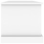 Caja de almacenaje de madera de ingeniería blanca 70x40x38 cm en Baúles de almacenamiento | Comprar online en Foru.es