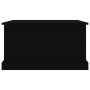 Baúl de almacenaje madera contrachapada negro 70x40x38 cm en Baúles de almacenamiento | Comprar online en Foru.es