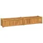 Arriate de madera maciza de teca 150x30x25 cm de vidaXL, Maceteros y jardineras - Ref: Foro24-362659, Precio: 125,30 €, Descu...