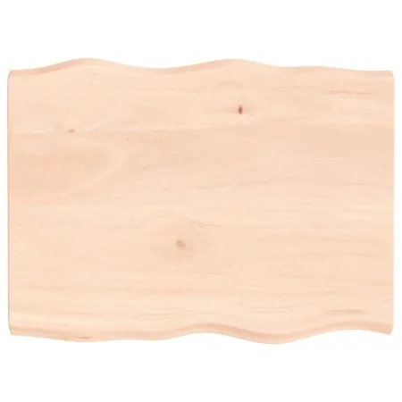 Tablero de mesa madera maciza borde natural 80x60x(2-4) cm de vidaXL, Tableros para mesas - Ref: Foro24-363879, Precio: 68,89...