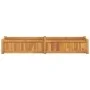 Arriate de madera maciza de teca 150x30x25 cm de vidaXL, Maceteros y jardineras - Ref: Foro24-362659, Precio: 125,30 €, Descu...